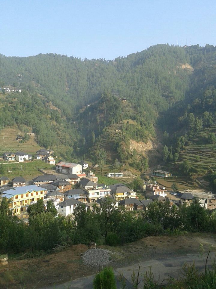 A View from Thunag Village , Saraj Valley Mandi District