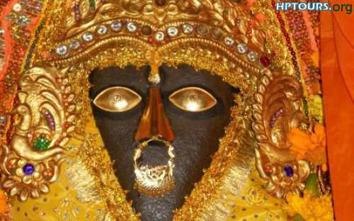 Ma baglamukhi(Pitambara) at bankhandi temple kangra,Himachal